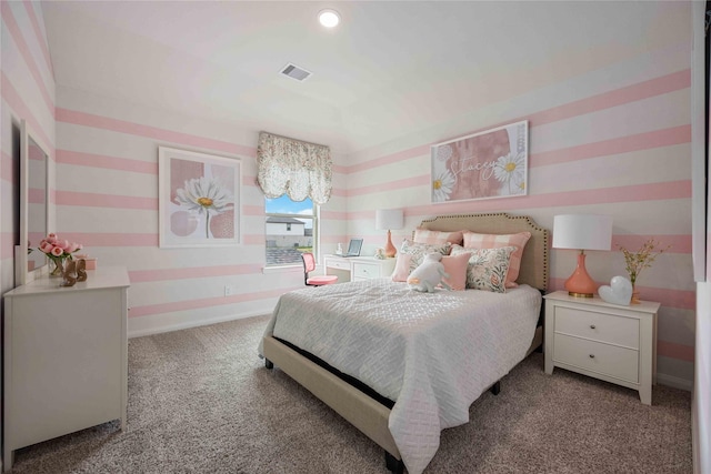 bedroom featuring carpet flooring