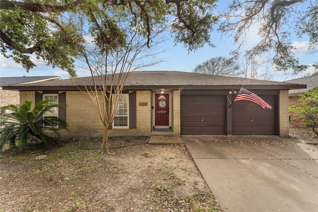 ranch-style house with a garage