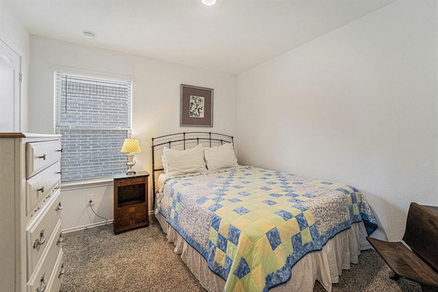 bedroom with carpet