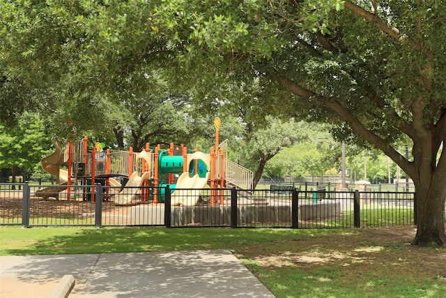 view of jungle gym