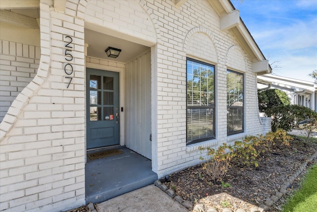 view of entrance to property