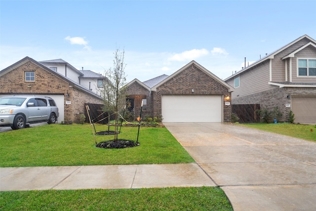 view of front of property with a front yard