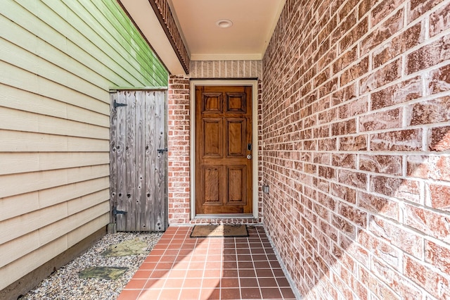 view of entrance to property