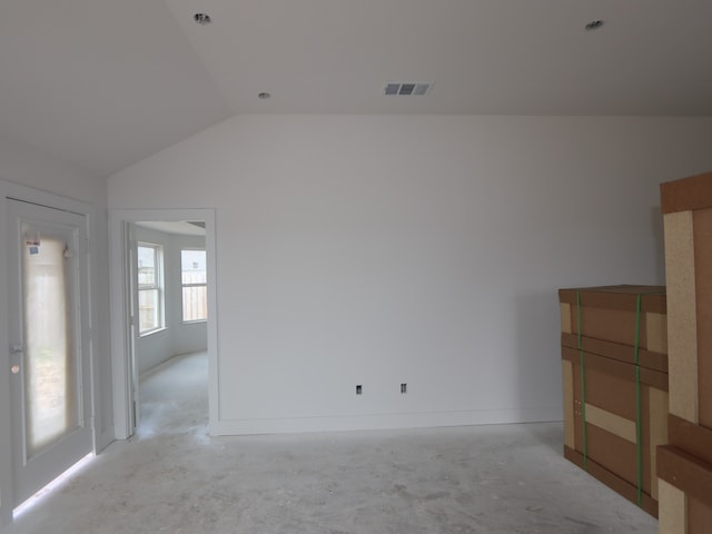 21666 Sandy Dune Dr, Cypress, TX 77433 - unfurnished room with vaulted ceiling