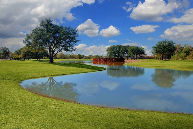 view of water feature