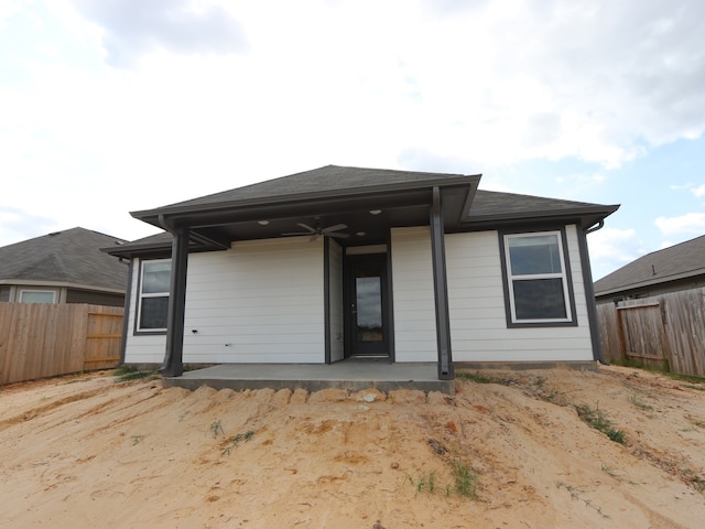 740 Autumn Cherry Trl, Magnolia, TX 77354 - view of front of property featuring a fenced backyard and a patio area