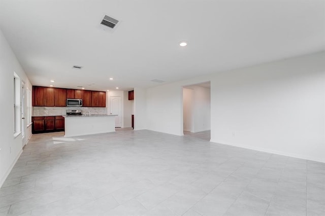 view of unfurnished living room