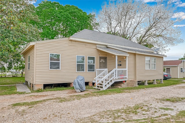 view of front of home