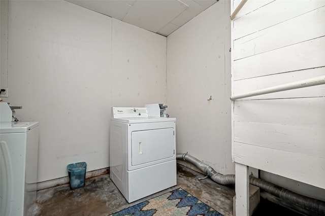 laundry room featuring washer and dryer