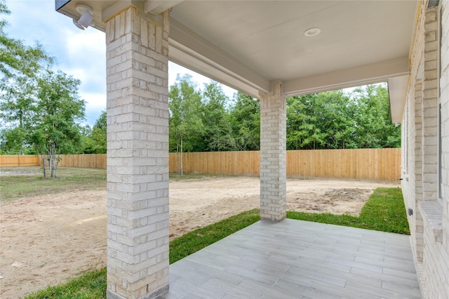 view of patio