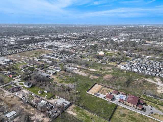 1814 Mansfield St, Houston, TX 77091 - birds eye view of property