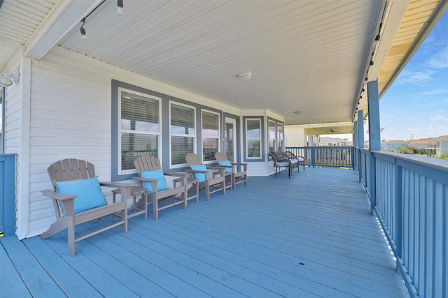 23178 Fresca St, Galveston, TX 77554 - view of wooden deck