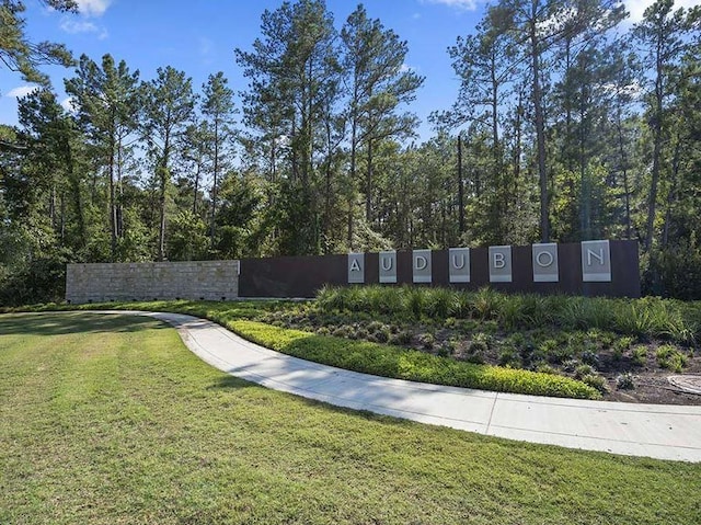 view of home's community featuring a yard