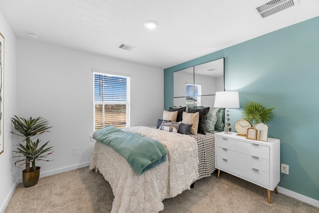 bedroom with carpet flooring