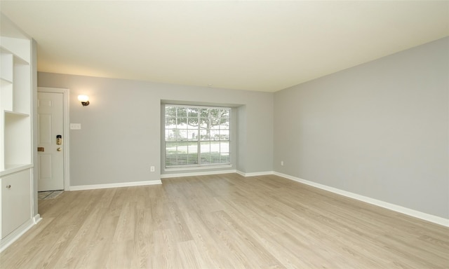 interior space featuring light wood-type flooring