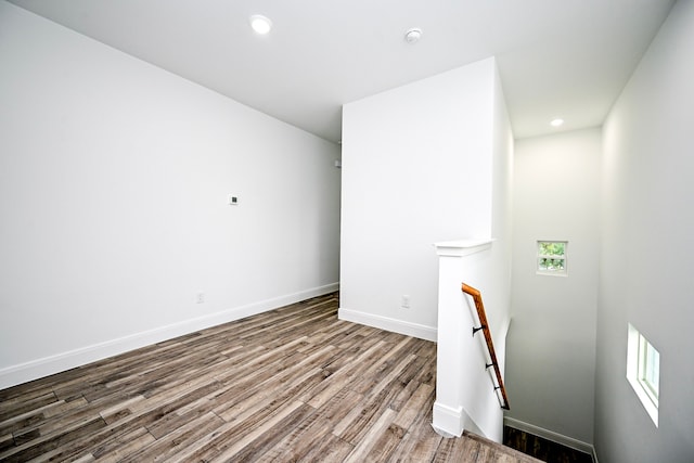 1415 E 35th St, Houston, TX 77022 - empty room with wood finished floors and recessed lighting