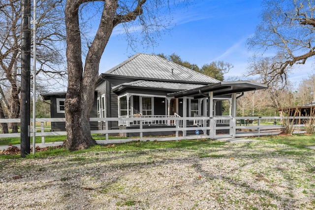 view of farmhouse-style home