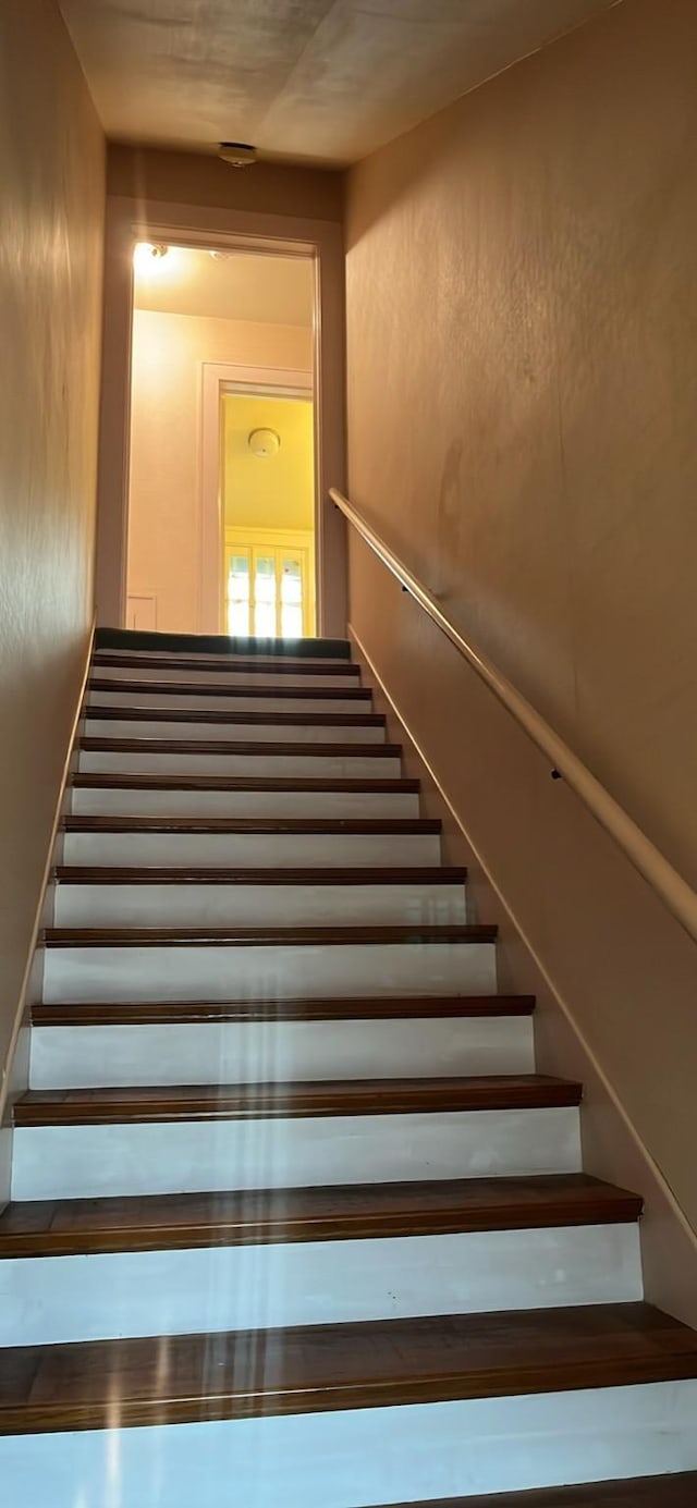 view of stairs