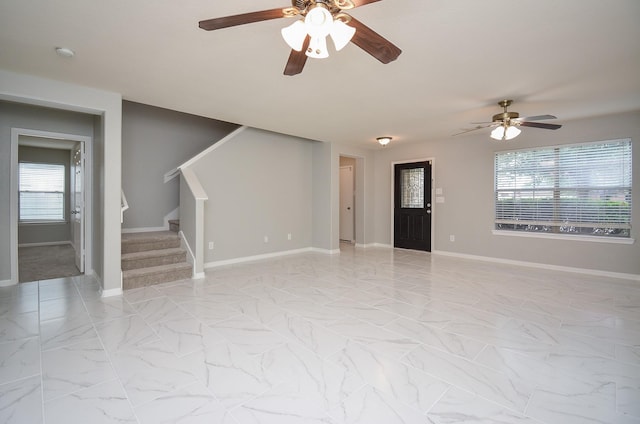 view of unfurnished living room