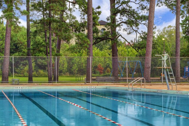 view of pool