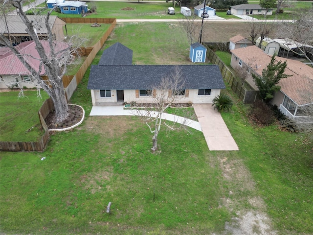 drone / aerial view