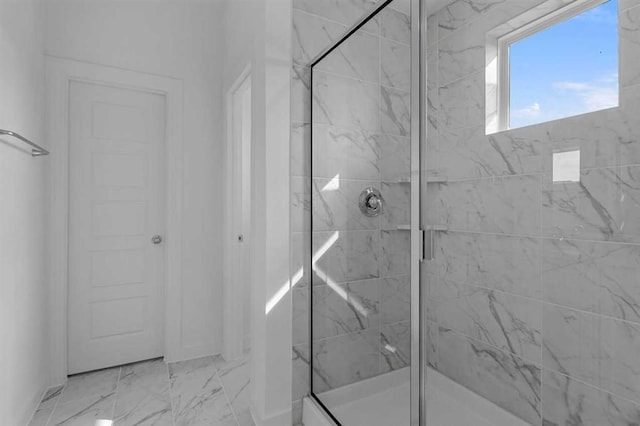 bathroom with walk in shower