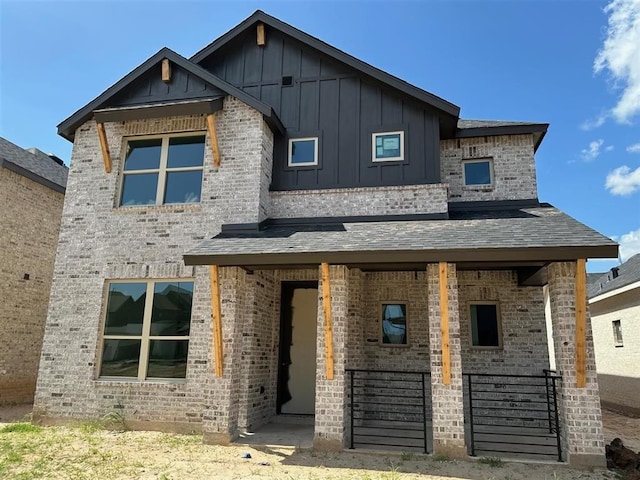 3318 Verdant, Richmond, TX 77406 - view of front of house featuring board and batten siding and brick siding
