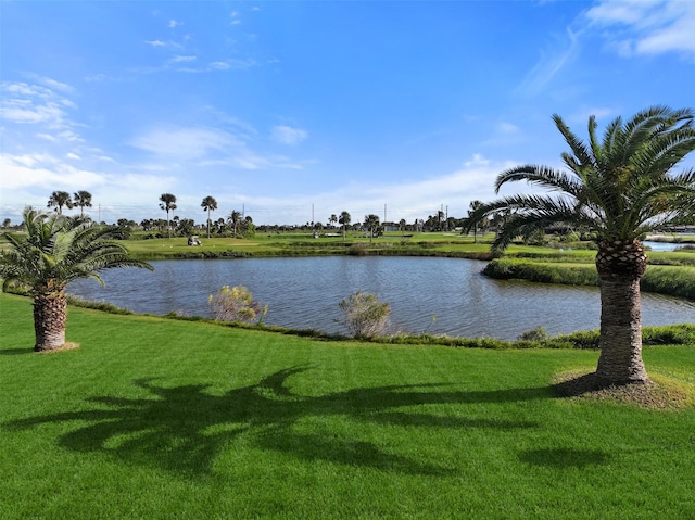 view of water feature