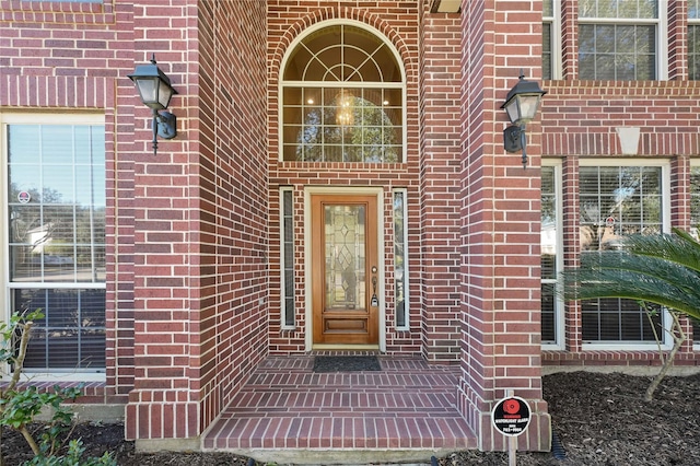 view of exterior entry