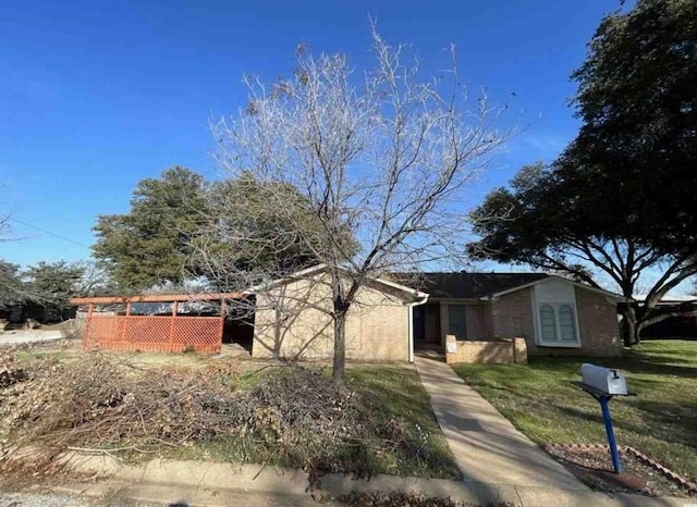 view of ranch-style home