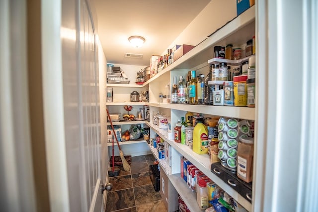 view of pantry