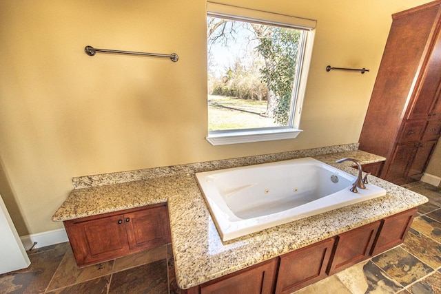 bathroom with a bathtub