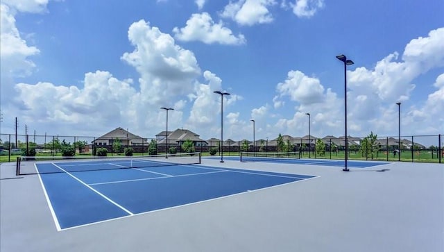 view of sport court