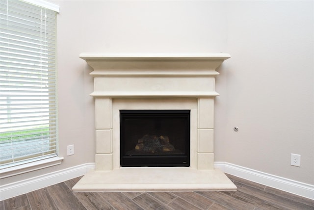 room details with wood-type flooring