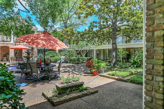 view of patio