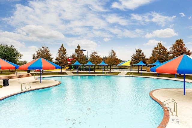 community pool featuring a patio