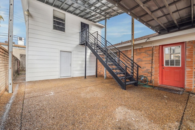 back of house featuring a patio