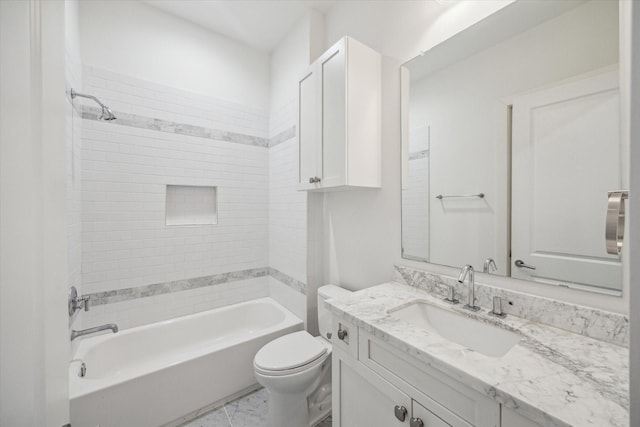 1714 Ashland Unit 303, Houston, TX 77008 - full bath with bathing tub / shower combination, vanity, and toilet