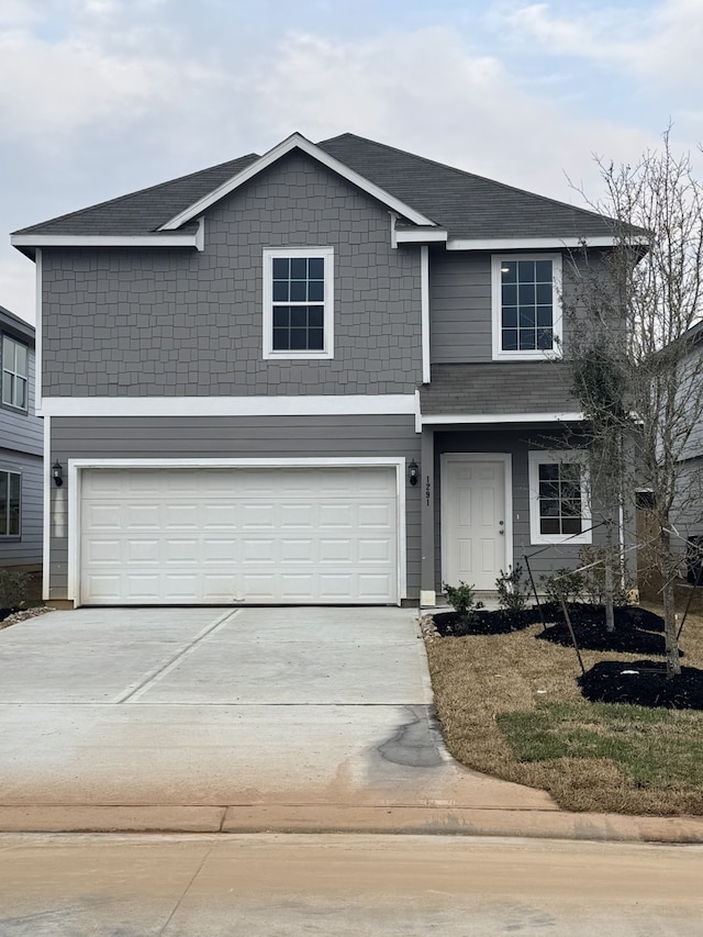 front facade featuring a garage