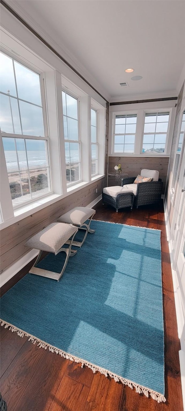 3450 Smiths Pt, Crystal Beach, TX 77650 - sunroom featuring a healthy amount of sunlight
