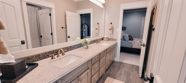 3450 Smiths Pt, Crystal Beach, TX 77650 - bathroom featuring vanity