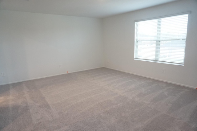 empty room with light carpet