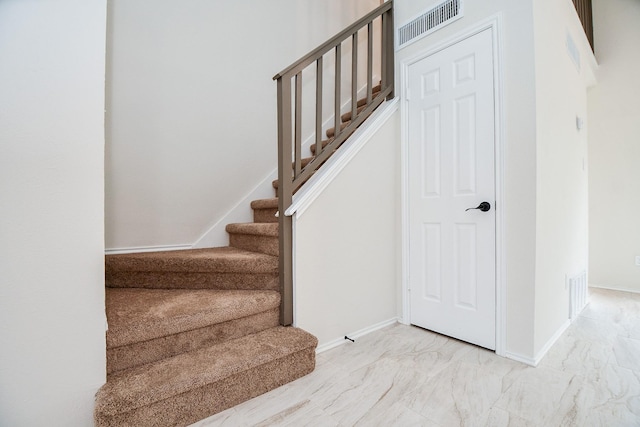 view of stairs