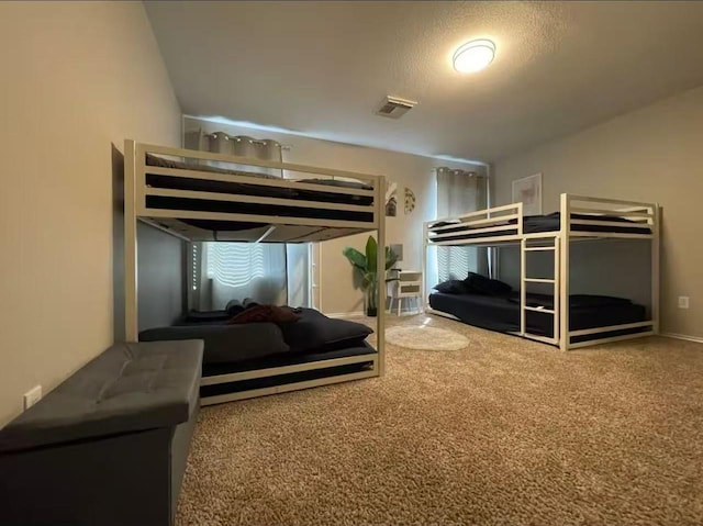 bedroom with carpet floors