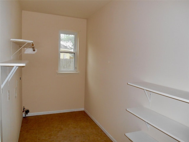 view of clothes washing area