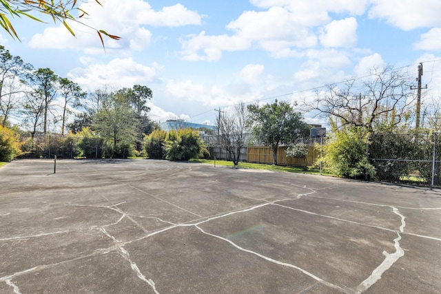 view of sport court