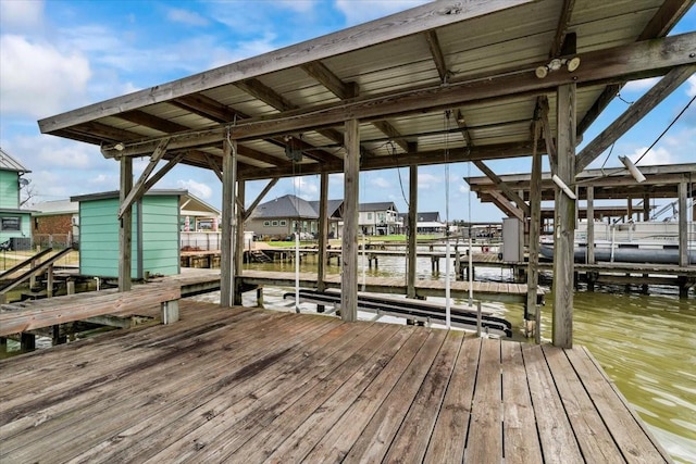 308 Lakeshore S, Onalaska, TX 77360 - dock area with boat lift and a water view