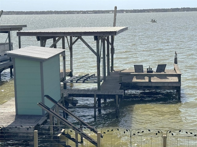 308 Lakeshore S, Onalaska, TX 77360 - view of dock featuring a water view