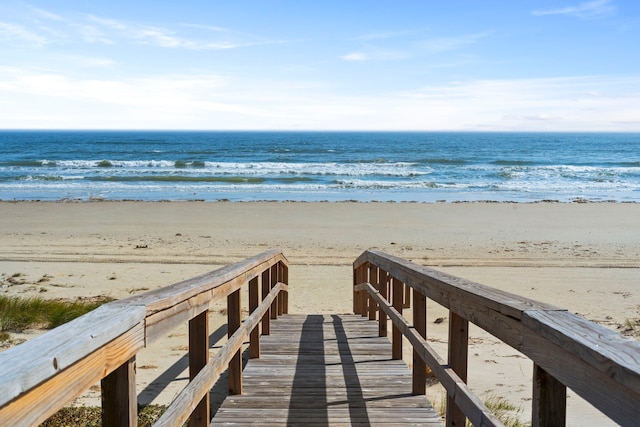 19307 Shores Dr, Galveston, TX 77554 - property view of water with a view of the beach