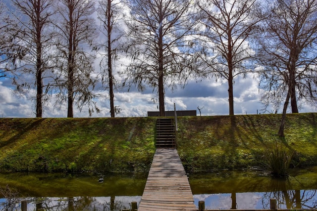 29331 County Rd 25, Damon, TX 77430 - view of dock with a water view